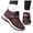 Coffee, variant on Womens Winter Snow Boots Waterproof Insulated Warm Ankle Booties Orthopedic Arch Support Slip on Walking Sneakers Shoes Red 6