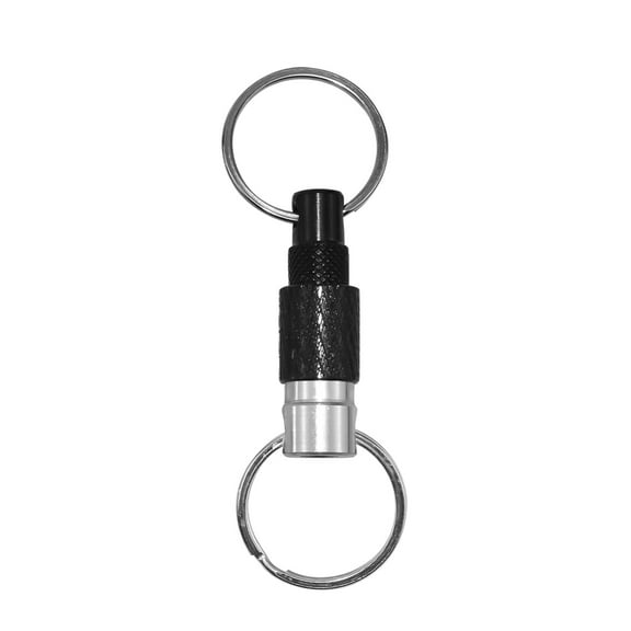 Acahhotxx Pull apart Keyrings, Pull Apart Keychain Quick Releases Separate Keyrings Two Split Rings Metal Detachable Keychain Quick Detachable