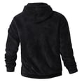 thumbnail image 4 of Quarter Zip Pullover Men 2026 Fall Winter Long Sleeve Plain Coral Hooded Sweatshirt with Pockets Mens Hoodie, 4 of 4