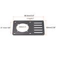 thumbnail image 2 of Unique Bargains Stepper Motor Mounting Bracket Mount Plate Aluminum Alloy Black for 3D Printer 2 Pack, 2 of 5