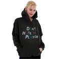 thumbnail image 4 of Don't Hate The Player Video Gamer Unisex Plus Fleece Graphic Hoodie Brisco Brands 2X, 4 of 5