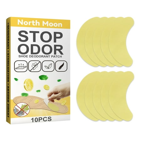 

Viugreum Shoe Odor Eliminator Patches | Odor Eaters for Shoes | Athlete s Foot Soothing Insole Stickers Foot Care Product to Remove Bad Smell 10 Patches