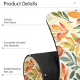 thumbnail image 4 of Yayeee Faucet Mat for Kitchen Sink 14.7" Diatomite Long Splash Guard Pad, Orange Autumn Leaves, 2 Pack, 4 of 7