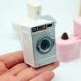 thumbnail image 2 of OUNONA Doll House Washing Machine Miniature Washer and Dryer 1 Set Doll House Laundry Room Accessory, 2 of 6