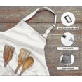 thumbnail image 2 of Adjustable Bib Apron with Pockets, 2-Pack, Black, 2 of 5