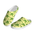 thumbnail image 2 of Yiaed Funny Frogs Print Slippers Fuzzy Warm Cozy Slippers Non Slip House Slippers For Indoor Outdoor Slippers House Slippers-46/47, 2 of 7