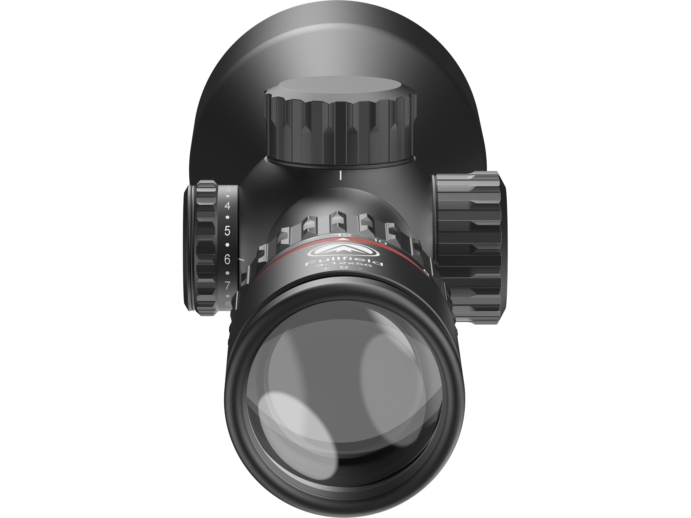 Burris Fullfield Riflescope 3-12x56 with Illuminated 3P No. 4 Reticle Rear Focal Plane (Matte Black)