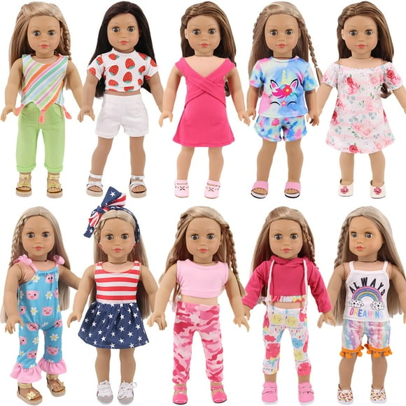 Set de ropa para muñecas UNICORN ELEMENT para muñeca americana de 18 pulgadas