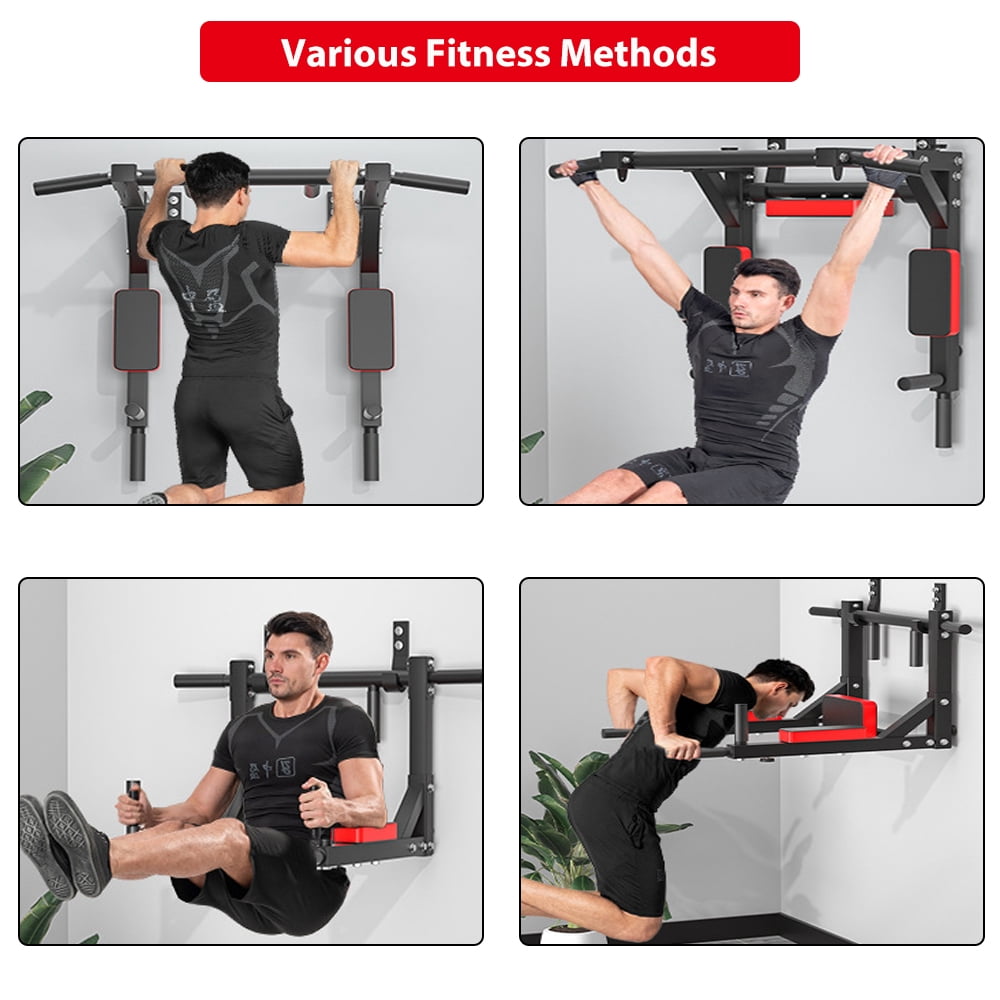 Imeshbean Multifunctional l Wall-Mounted Pull-Up Bar Stainless Steel 22.9 in