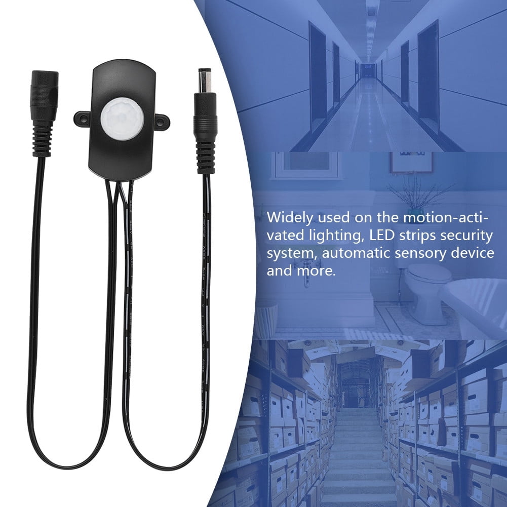 for LED Strip MINI Aotomatic PIR Infrared Motion Sensor Detector Switch DC5V-24V 