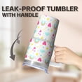 thumbnail image 5 of 20OZ Unicorn Lover Tumbler with Handle Double Wall Insulated Cup Great Presents for Women Suitable for Birthday Christmas and Trivia Nights, 5 of 6