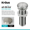 thumbnail image 6 of KRAUSBathroomSink Pop-Up Drain with Extended Threadwithout Overflowin Spot-Free Stainless Steel, 6 of 6