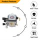 thumbnail image 4 of Carburetor For Fs80 Carburetor - Fc55 Fc75 Fc85 Fs310 Fs38 Fs45 Fs45c Fs45l Fs46 Fs55 Fs55rc Fs55t, 4 of 5