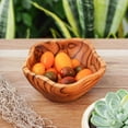 thumbnail image 4 of Rainforest Bowls Star Teak Wood Bowl 2-Pack, 4 of 5