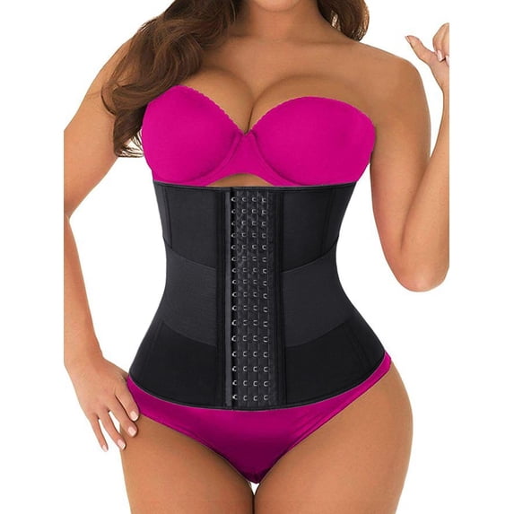 Vaslanda Waist Trainer for Women Weight loss-Neoprene Underbust Corset Sport Body Shaper Trimmer Girdle