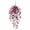 Dark Red, variant on 3-Pack Outdoor Flowered Large Morning Glory UV Resistant Artificial Morning Glory, Realistic Ivy for Porch Patio Balcony Garden All Seasons Decoration