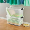thumbnail image 6 of Sterilite 106 Qt Latching Storage Tote, 4 Pk and 70 Qt Storage Tote, 4 Pk, 6 of 12