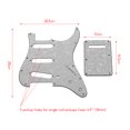 thumbnail image 2 of SSS Electric Guitar Pickguard Set with Back Plate Screws Pick Guard for American ST Style Guitars White Pearl, 2 of 7