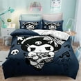 Kuromi series crossborder three pieces, Amazon duvet cover, Kuromi