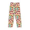 thumbnail image 3 of Vsdgher Colorful Butterflies Print Mens Pajama Pants Sleep & Lounge Pants, PJ Bottoms With elastic waistb and Pockets, 3 of 5