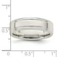 thumbnail image 4 of 925 Sterling Silver 6mm Polished Fancy Band Ring Size 13, 4 of 7