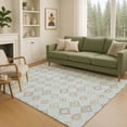 thumbnail image 6 of Addison Rugs Chantille Indoor/Outdoor Transitional Diamond Sky Machine Washable Rectangle Rug, 5' x 7'6", 6 of 8