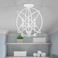 thumbnail image 4 of Livex Lighting - Aria - 3 Light Convertible Mini Chandelier in Glam Style - 15.5, 4 of 10