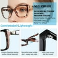 thumbnail image 4 of OCCI CHIARI Reading Glasses Fashion Ladies Readers 2.75(1.0 1.25 1.5 1.75 2.0 2.25 2.5 2.75 3.0 3.5 4.0) Large Frame, 4 of 6