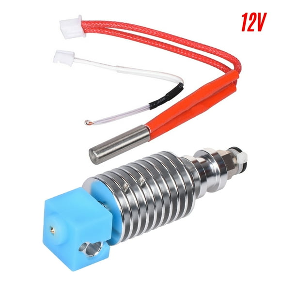 Hotend,Kit With Nozzle Chirons Wire Compatible With 12v I3 V5 Dsfen J-head Kit With Compatible With Series Nozzle Heater Wire 3d Printer Heater Wire Compatible V5 J-head Kit With Nozzle Heater Rookin
