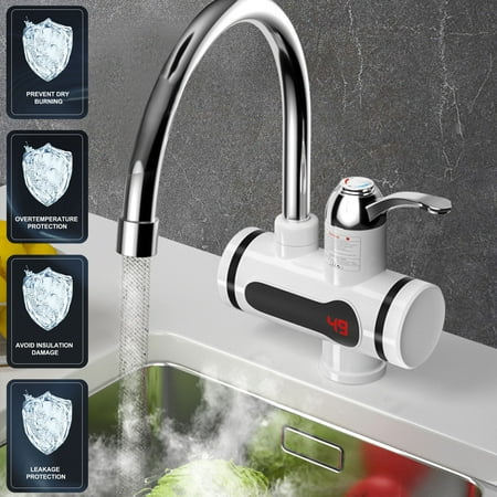 

Tiitstoy Household Electric Hot Water Faucet Instant Heating Type Kitchen Washing Dishes Fast Heating Three-second Speed Hot Water Faucet