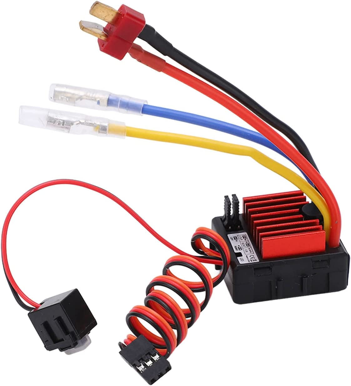 INJORA Regolatore Di Velocità 480A Impermeabile Brushed ESC Con BEC 6V/3A Per RC Crawler 1:10 - 4