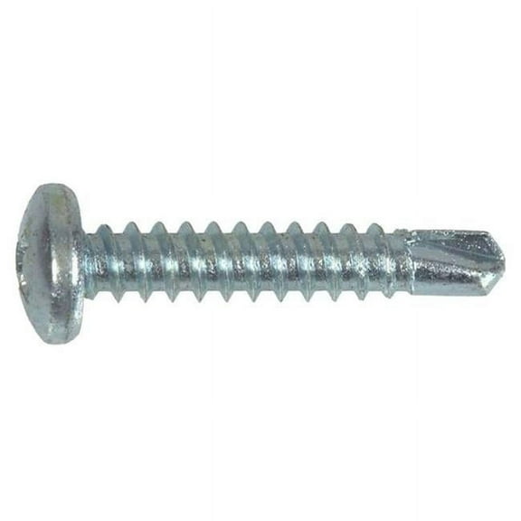 No.8 x 0.75 in. Self Drilling Phillips Pan Head Screws, 75 Count