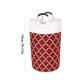 thumbnail image 3 of Cesta de ropa sucia plegable de algodón resistente al agua (estampado rojo 82L) Sywqhk Libre de BPA, 3 of 6
