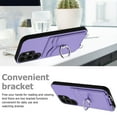thumbnail image 6 of for Samsung Galaxy S22 Ultra Phone Case Wallet with Crossbody Strap & Card Holder, Premium PU Leather Case, 360 Ring Holder Kickstand Durable Women Men Cover for Samsung Galaxy S22 Ultra,Purple, 6 of 8