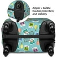 thumbnail image 3 of World Travel1 Luggage Cover Washable Elasticated Luggage Covers for Suitcase tsa Approved Stylish Dust and Scratch Resistant Luggage Case Protector for Kids and Adults -, 3 of 6