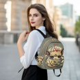 thumbnail image 6 of JIALIOU Mini Backpack Purse for Women Quilted Casual Daypack Small Travel Shoulder Bag, Cute Demon on Cup, 6 of 7