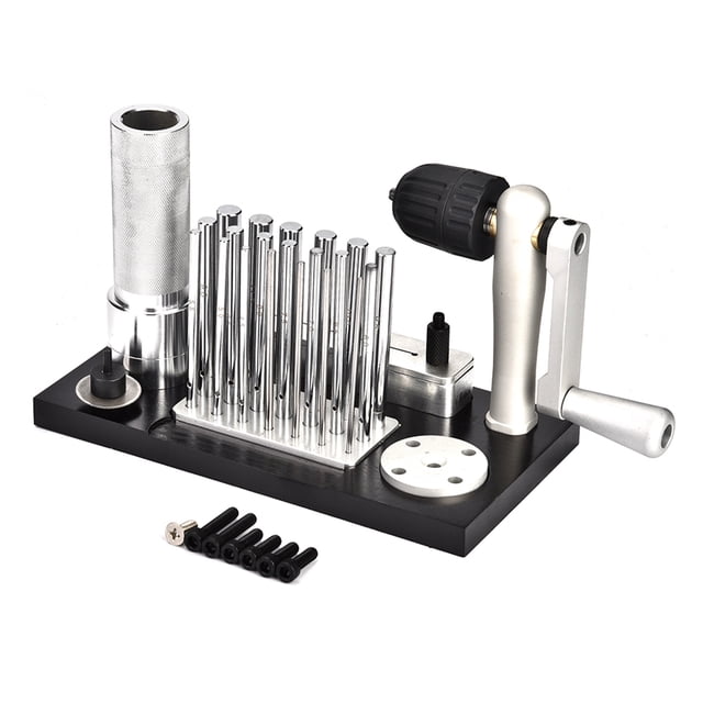 Jump Ring Maker, Professional Jewelry Ring Making Tool Stainless Steel Ring Jumping Tool Manual Wire Drawing Machine with 20 Spindles From 2.5mm to 12mm