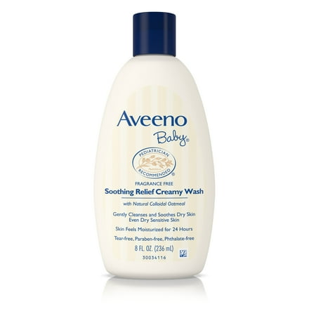 Aveeno Baby Soothing Relief Creamy Wash with Natural Oatmeal, 8 fl. oz