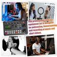 thumbnail image 4 of TFixol F998 Pro Audio Mixer Kit with BM800 Mic & Tripod - Multi-Platform Live Streaming, 7 Podcast Modes, 4 Voice Effects, 16 Sound FX, 9 Control Knobs, One-Click Noise Reduction, Type-C Charging &, 4 of 6
