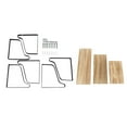 thumbnail image 3 of Estantes flotantes de pared, estante flotante de 3 piezas, estantes de madera flotantes duraderos, estantes de madera rústica montados en la pared, máxima comodidad, 3 of 8