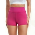 thumbnail image 2 of Women's Booty Shorts Yoga Pants Sport Fitness High Waist Butt Lift Pants Tummy Control Fitness Workout Shorts, 2 of 9