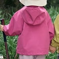 thumbnail image 5 of GiLiling Kids Rain Lightweight Waterproof Rain Coats Outerwear Hoodie with Side Pockets for Boys and Girls Jacket (Hot Pink, 5-6 Years), 5 of 6