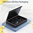 thumbnail image 6 of Key Fob Cover Compatible with Honda Accord Civic CR-V HR-V Pilot Ridgeline 2022-2026 5 Button Metal Keychain Case Holder Protector,black, 6 of 6