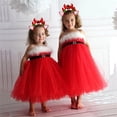 thumbnail image 3 of Baby Girl Clothes Merry Christmas Dress Santa Claus Set for Kids Clothing Girls Birthday Xmas New Year Gift Red Tutu Outfits, 3 of 4