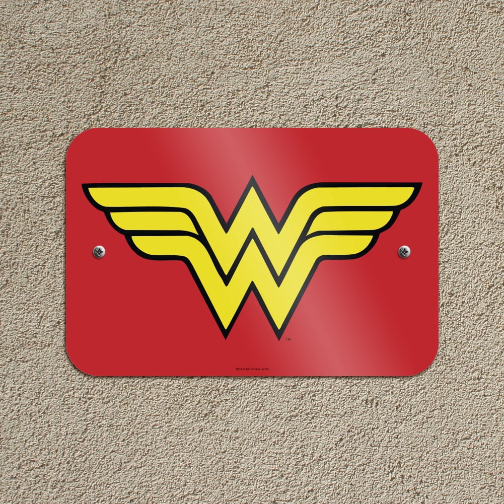 Wonder Woman Classic Logo Home Business Office Sign - Walmart.com