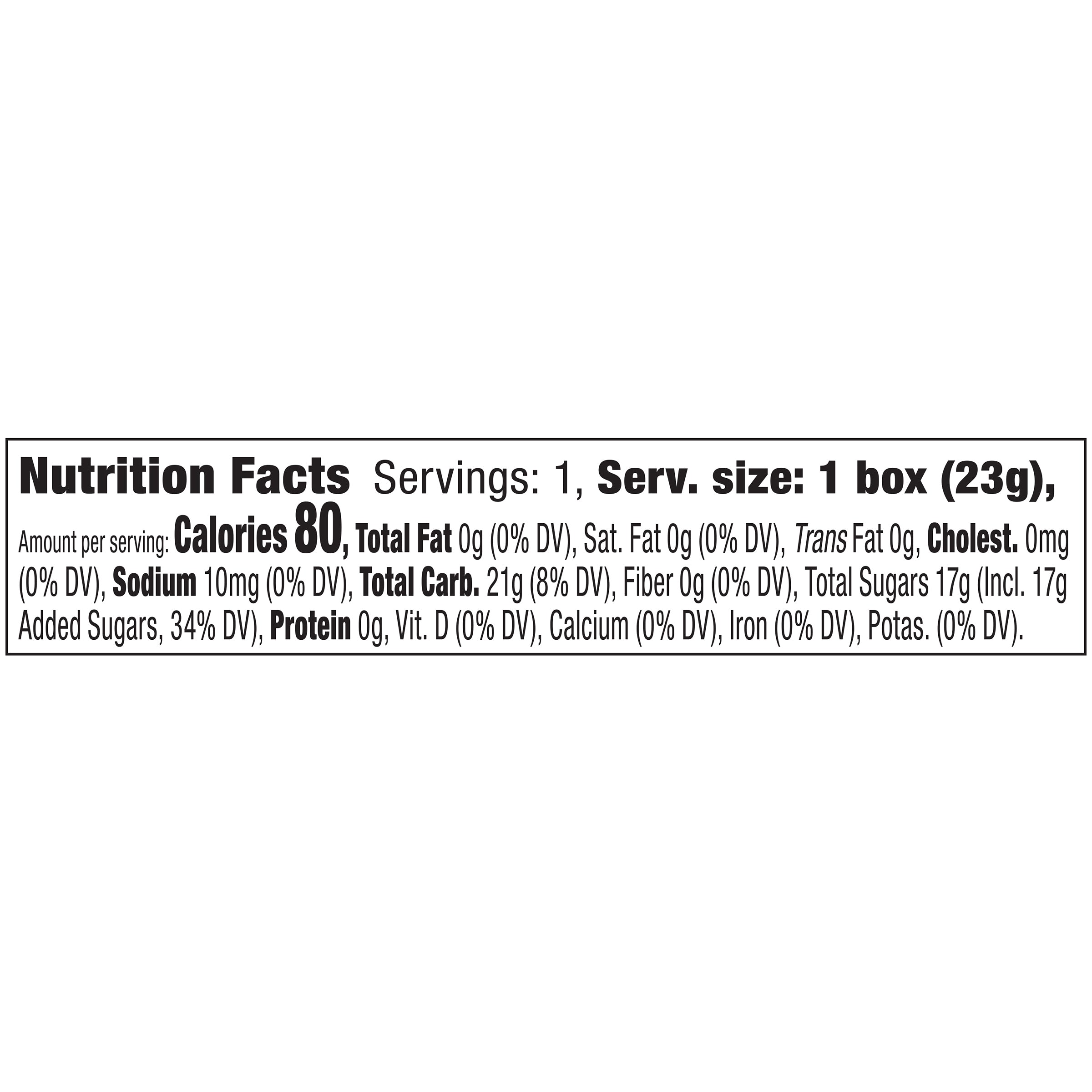 Chewy Lemonhead, Tropical Candy, 0.8 Oz., (Box of 24)