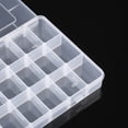 thumbnail image 4 of Amdohai Transparent 18 Grids Adjustable Plastic Storage Containers Jewelry Bead Bathroom Accessories Small Tools Organizer Box, 4 of 8