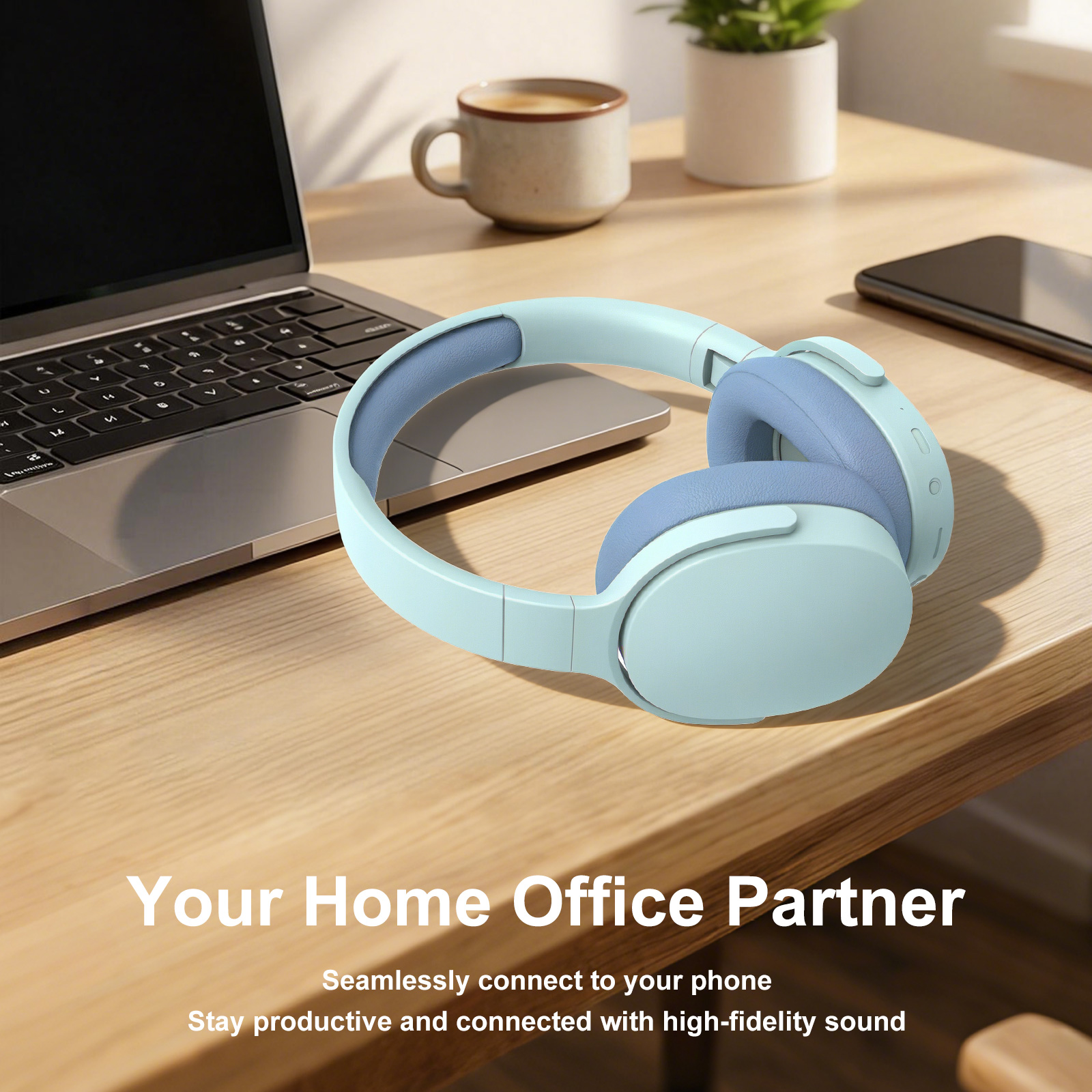 Rirool Bluetooth Over-Ear Headphones, Foldable Wireless photo 8