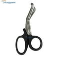 thumbnail image 2 of VR Instrument Supply EMT and Trauma Shears 7.5 Inch Bandage Scissors with Non-Stick Blades Black Handle German Stainless Ce 2 Pcs, 2 of 4