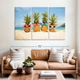 thumbnail image 2 of Elephant Stock Funny Pineapple Fruit Wall Art - Horizontal Multi Panel Canvas - Living Room Wall Decor - Humor Multi Panel - Orange And Green Decor - 65" x 42", 2 of 4